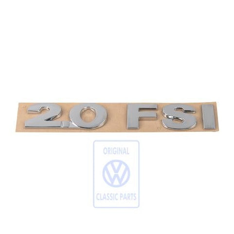 Chrome 2.0 FSI Rear Badge Golf Mk5
