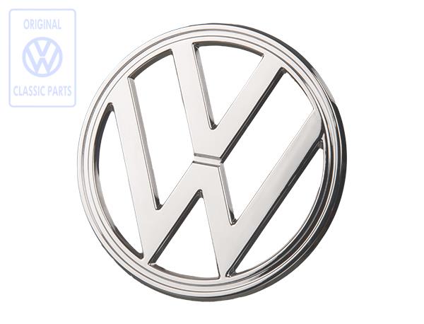 Chrome Front Grill Badge VW Bus T2
