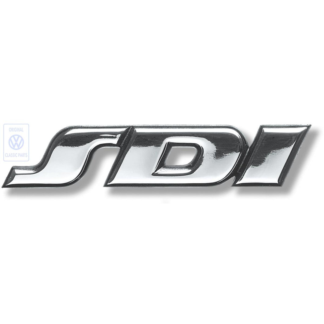 Chrome SDI Rear Badge Golf/Jetta Mk3