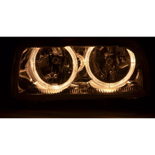 Load image into Gallery viewer, Clear Angel Eye Headlight Set Vento/Jetta Mk3
