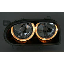 Load image into Gallery viewer, Crystal Clear/Smoked Headlight Set Golf Mk3
