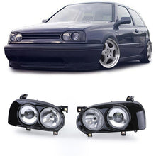 Load image into Gallery viewer, Dual Round Headlight Set (No Front Frames) Golf Mk3
