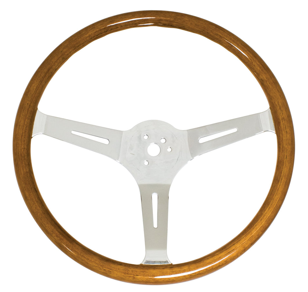 EMPI Classic Woodgrain Steering Wheel