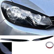 Load image into Gallery viewer, Eyebrow Headlight Spoiler Set Golf Mk6
