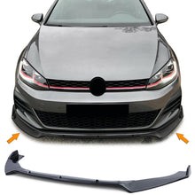 Load image into Gallery viewer, Front Lip Splitter Gloss Black Golf Mk7 GTI
