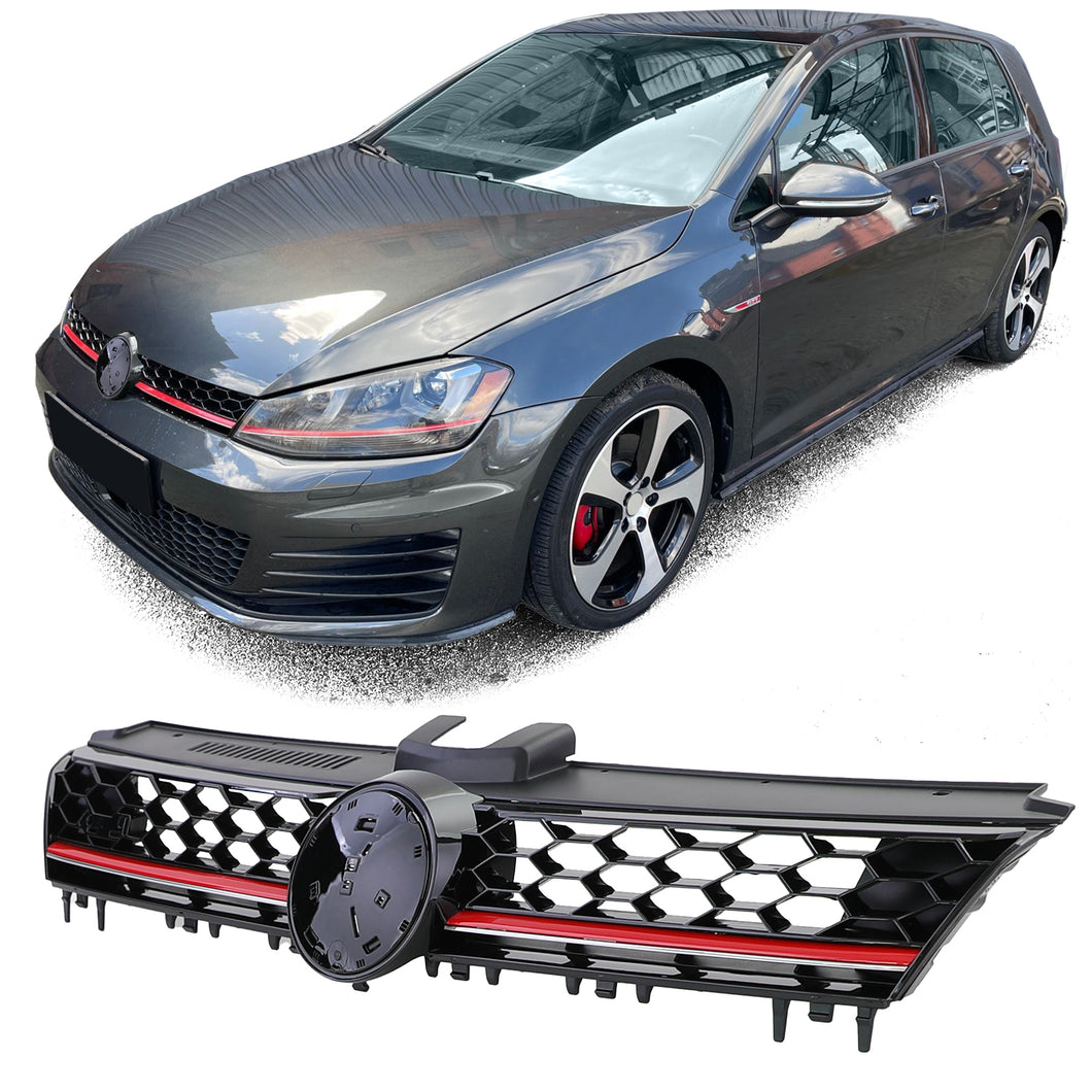 Red Stripe Front Grill Golf Mk7