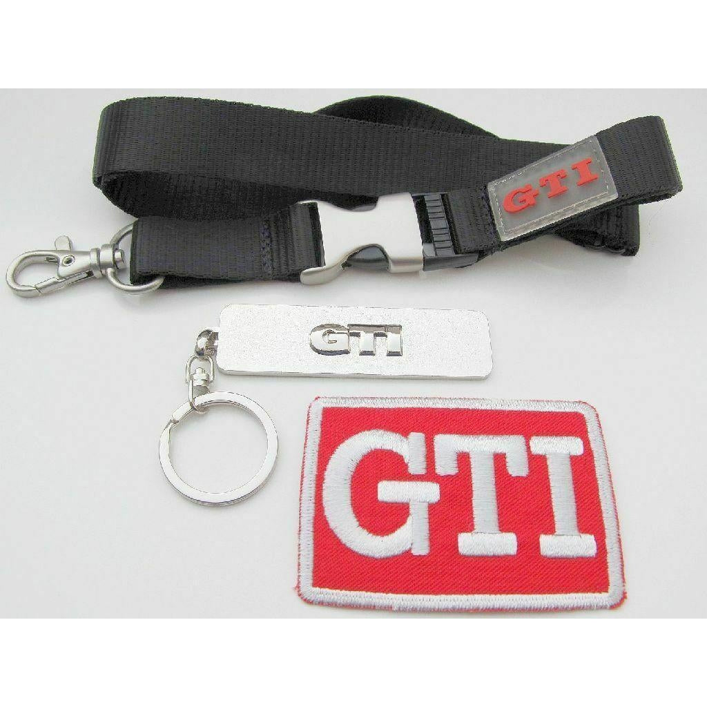 GTI Lanyard + Key Chain + Patch Set