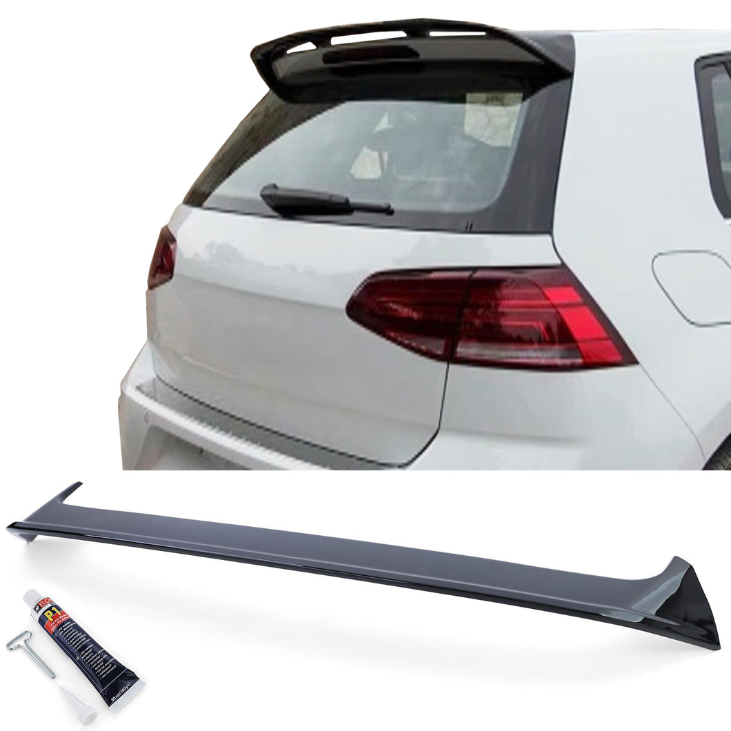 Gloss Black Rear Spoiler Diffuser Golf Mk7