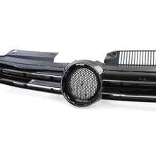 Load image into Gallery viewer, Gloss Black With Chrome Stripes Front Grill Golf Mk6
