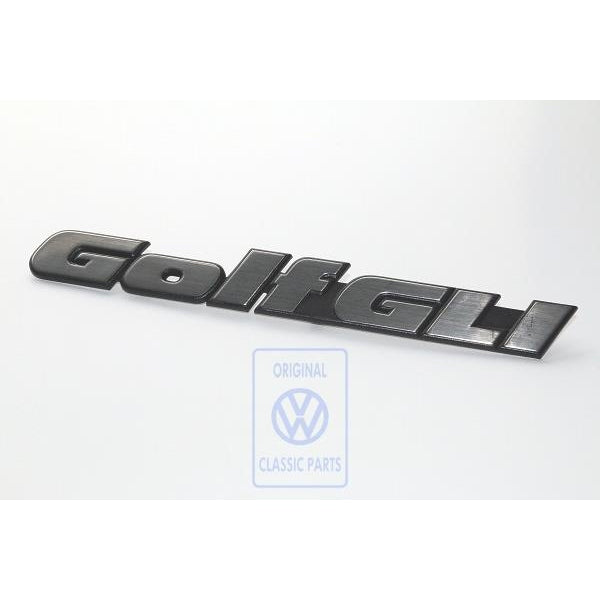 Golf GLI Rear Badge Golf Mk3