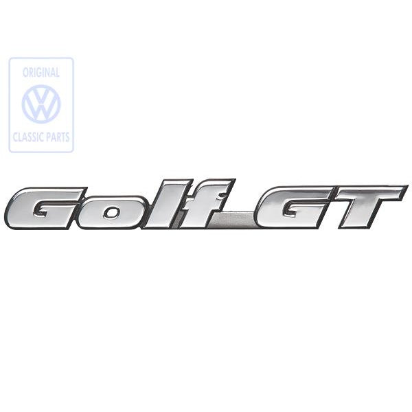 Chrome Golf GT Rear Badge Golf Mk3