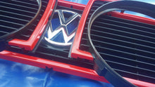 Load image into Gallery viewer, Golf Mk1 GTI Red Stripe Grill (Chrome Badge)
