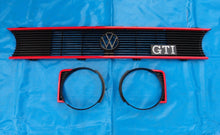 Load image into Gallery viewer, Golf Mk1 GTI Red Stripe Grill (Black Badge)
