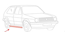 Load image into Gallery viewer, Door Sill Side Stripe Decal Set Golf Mk2
