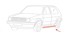 Load image into Gallery viewer, Door Sill Side Stripe Decal Set Golf Mk2
