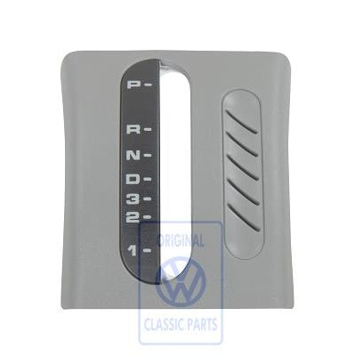 Gray Automatic Gear Selector Trim Cover Golf Mk4