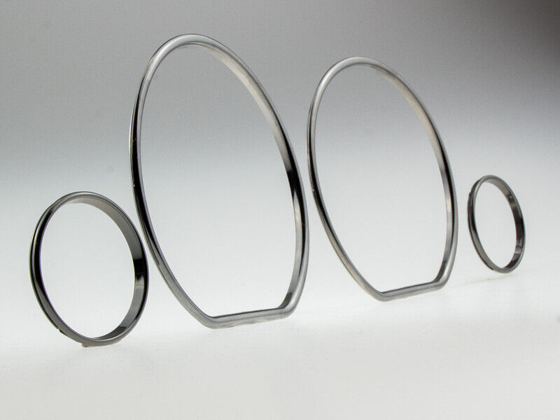 Instrument Cluster Black Chrome Gauge Frames Set Golf/Jetta Mk3