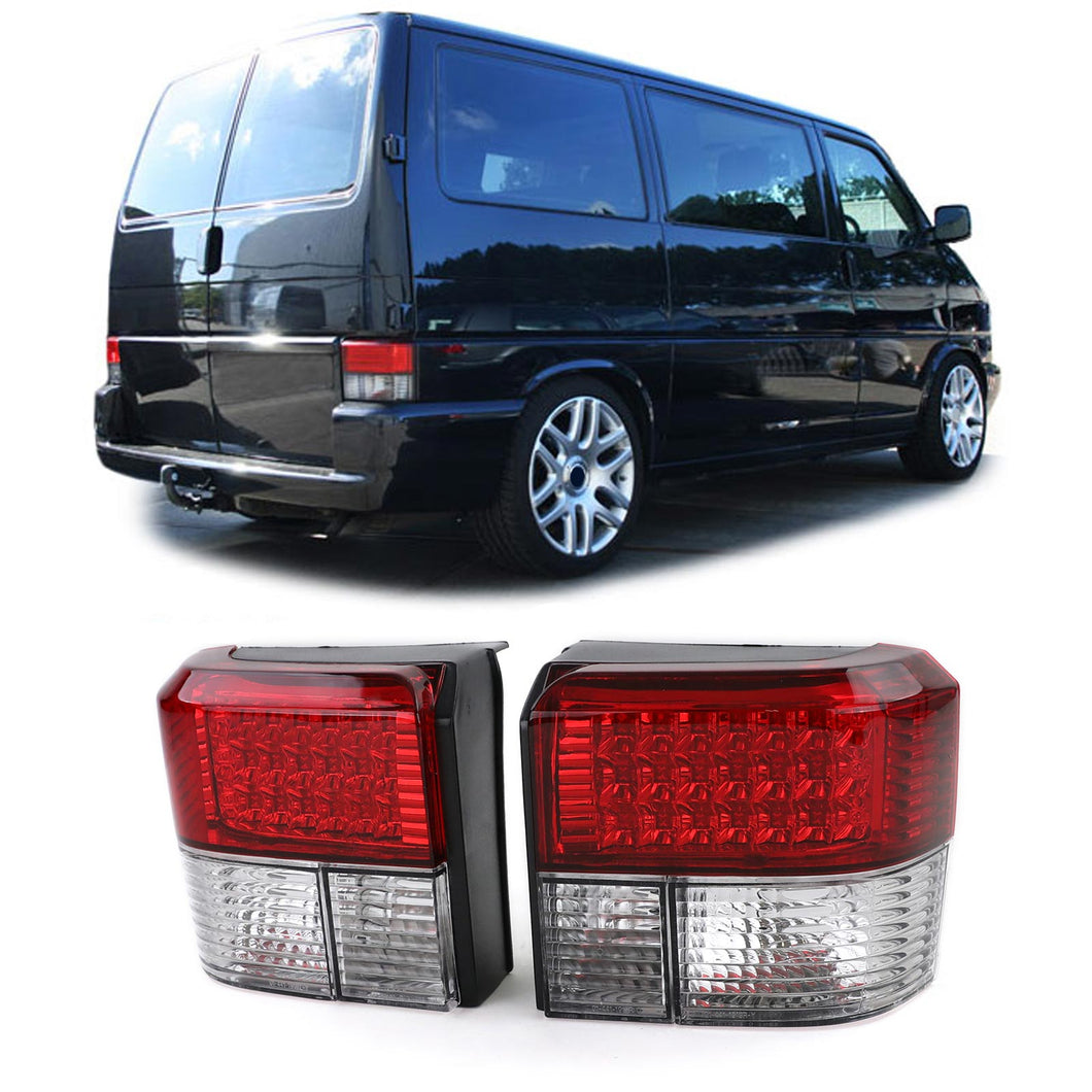 LED Red/Clear Tail Light Set VW T4 Bus