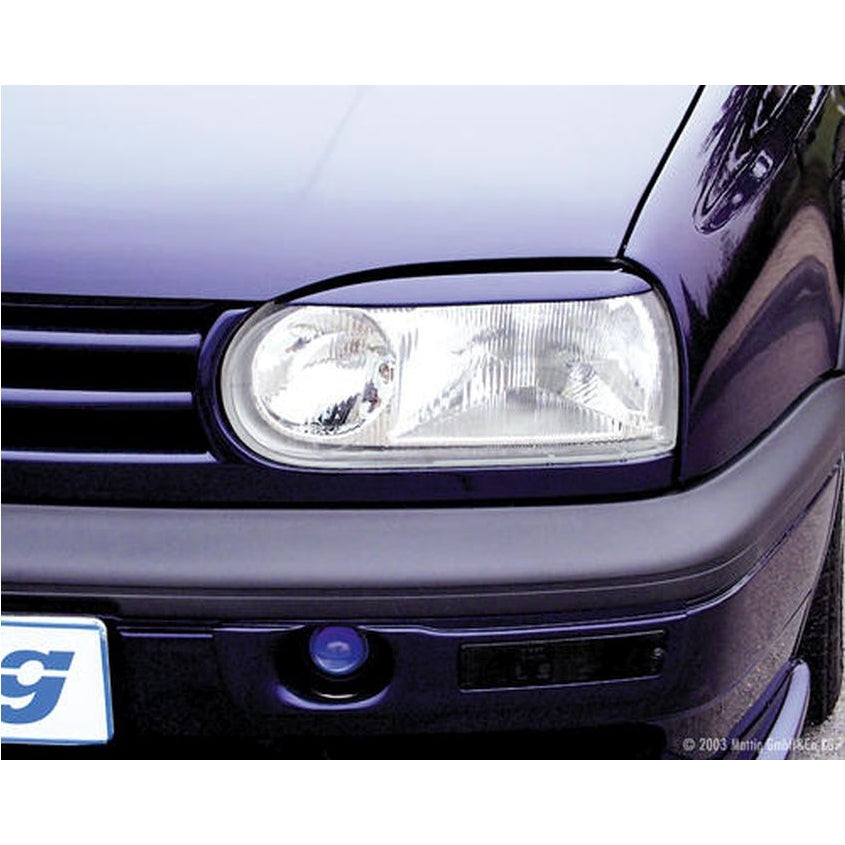 Mattig Eyebrow Headlight Spoiler Set Golf Mk3