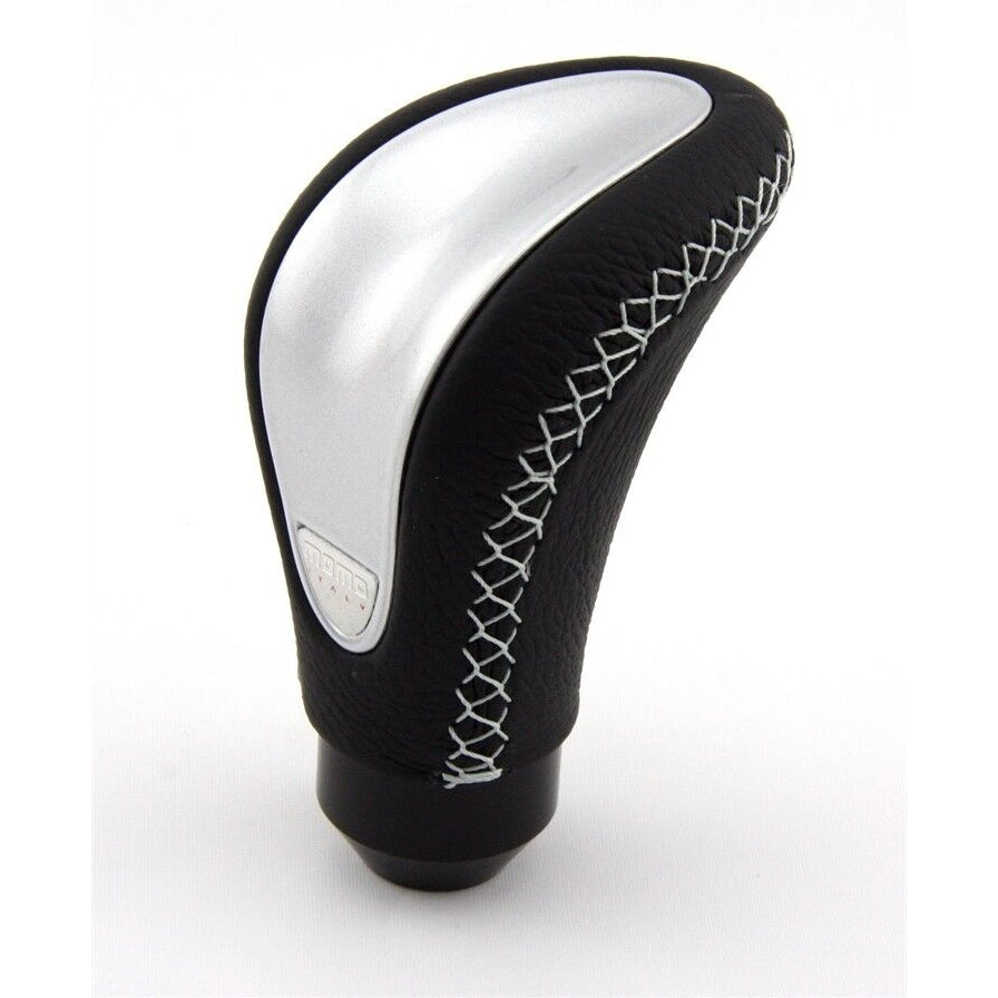 Momo Combat EVO Leather Silver Shift Knob