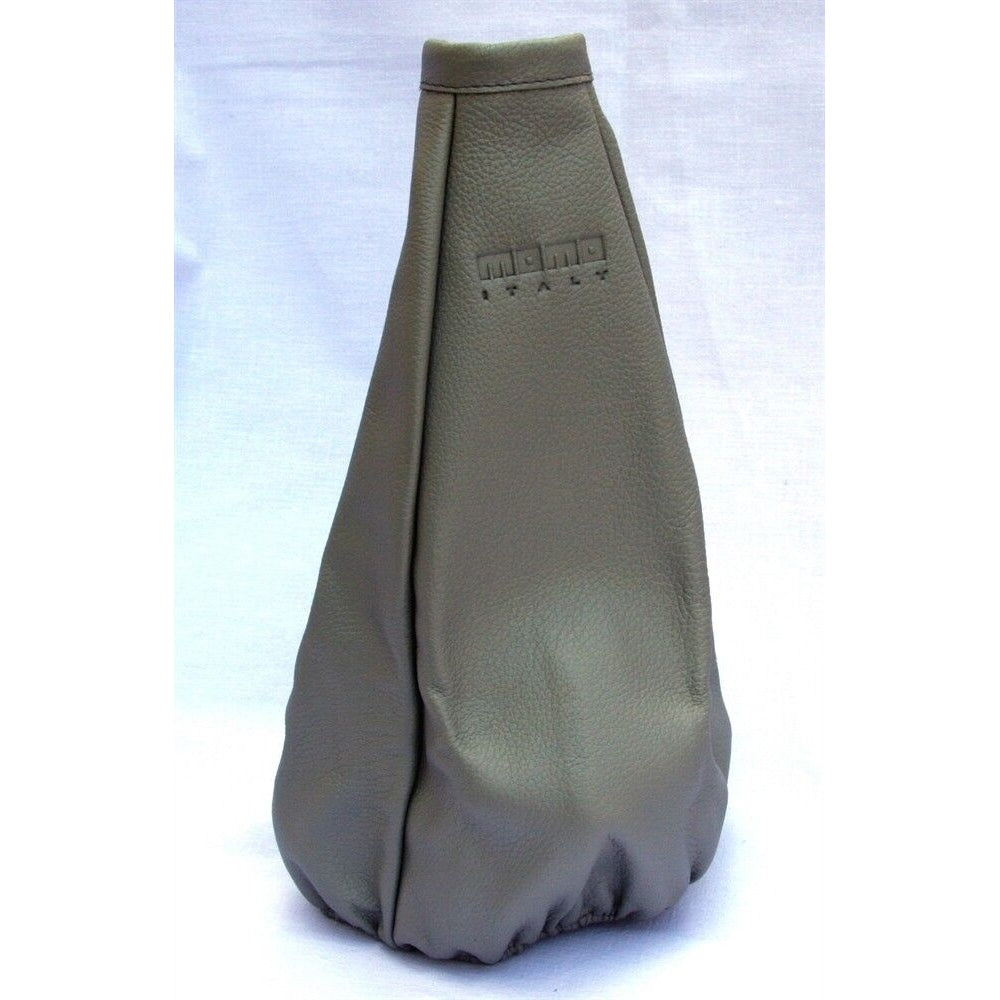 Momo Gray Leather Shift Boot