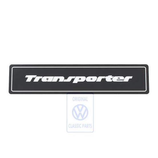 Transporter Showroom Licence Plate