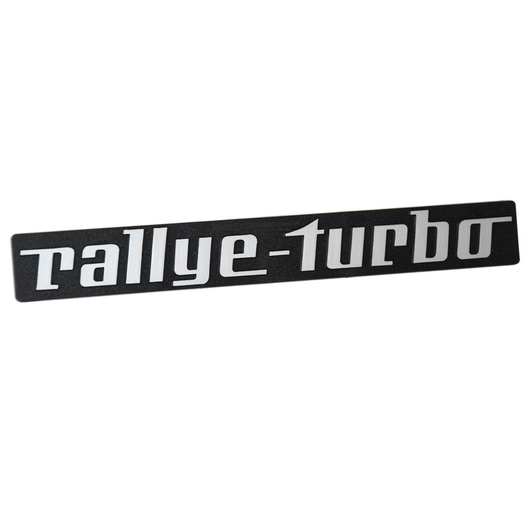 Rallye Turbo Badge