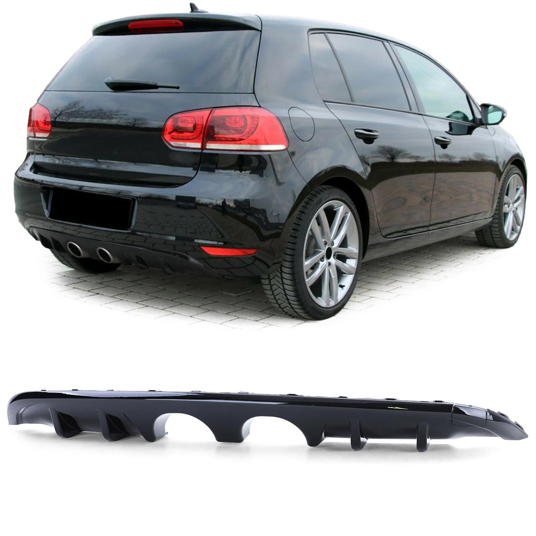 Rear Diffuser Gloss Black Golf Mk6