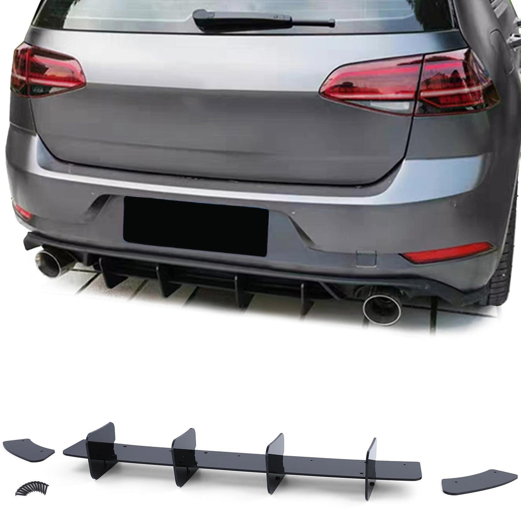 Rear Diffusor Splitter Golf Mk7 GTI