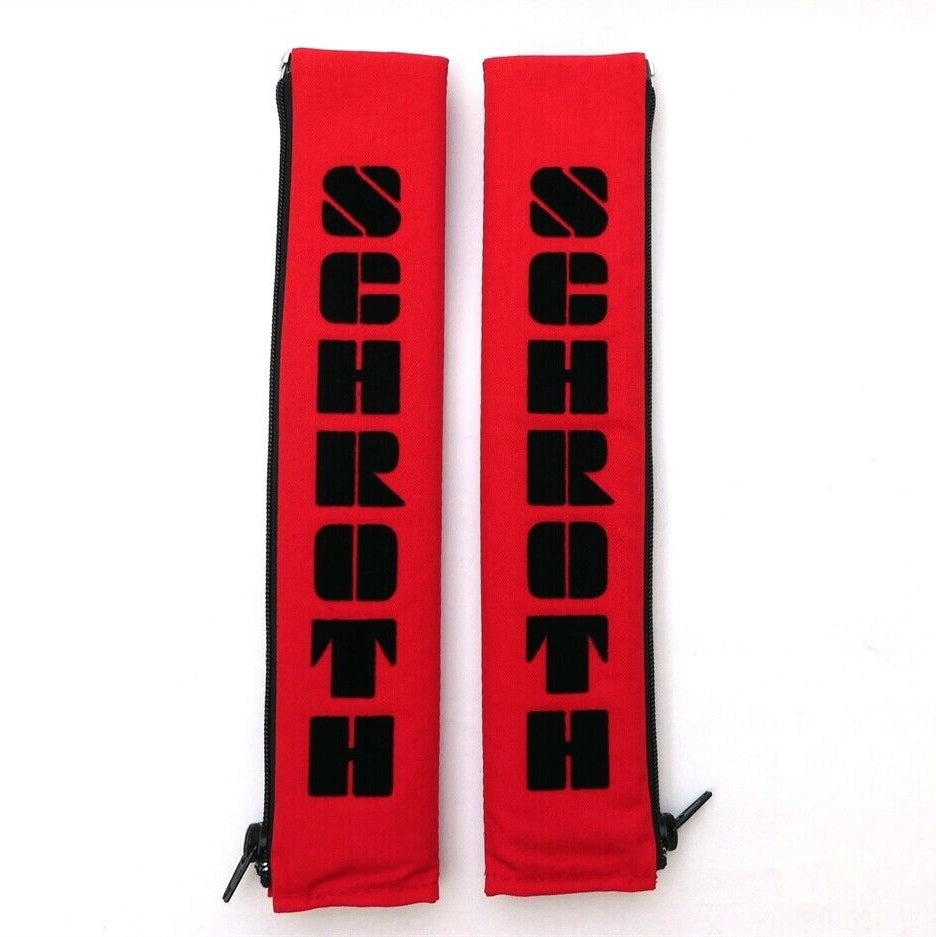 Red SCHROTH Seat Belt Pad Set