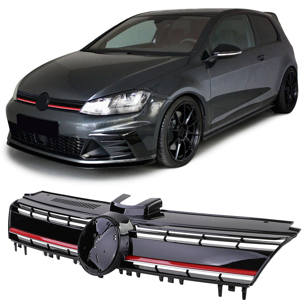 Red Stripe Front Grill Golf Mk7