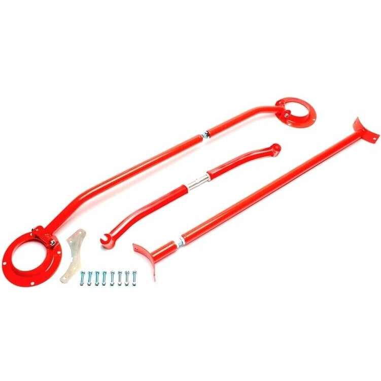 Red Strut Bar Set Golf/Jetta Mk3