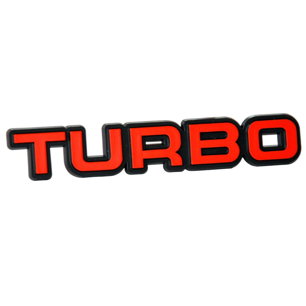 Red Turbo Badge