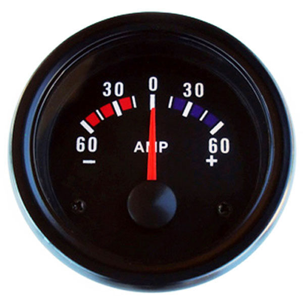 Retro Look Amp Gauge 52mm