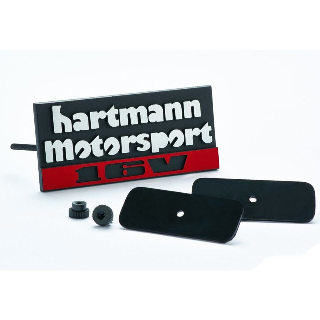 Hartmann Motorsport 16V Front Grill Badge