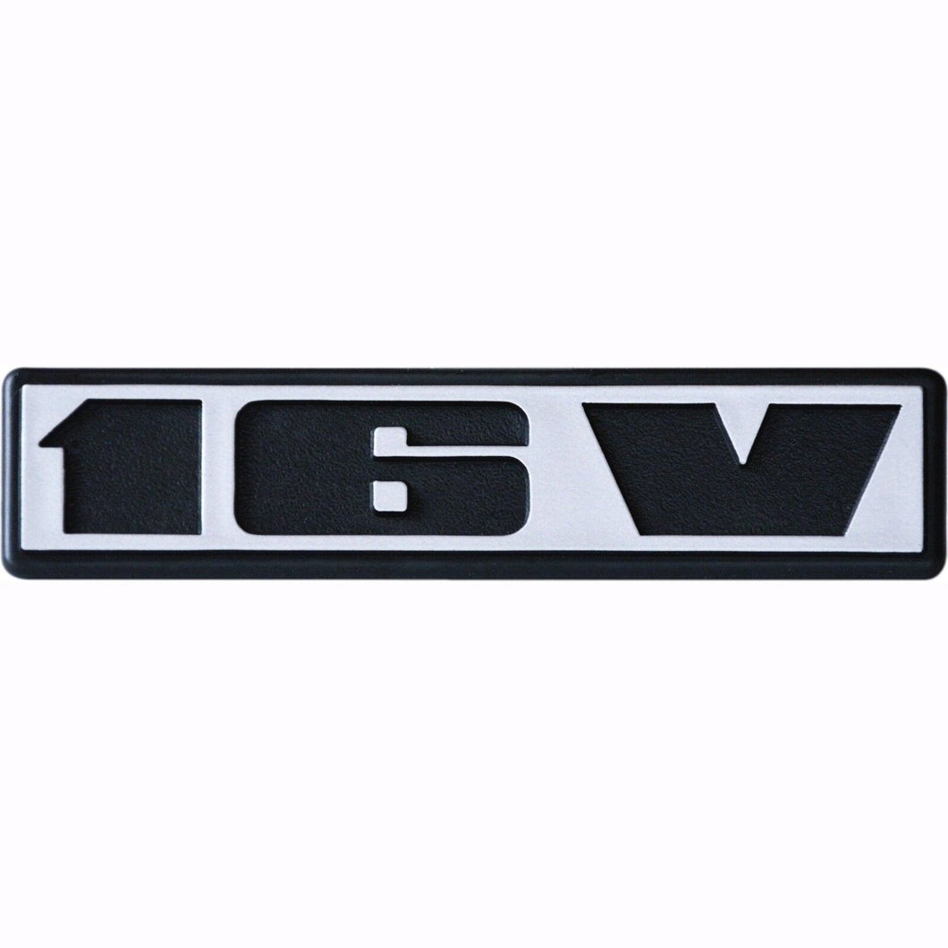 Silver 16V Badge