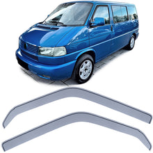 Load image into Gallery viewer, Smoked Front Door Wind Deflector Set VW Bus T4
