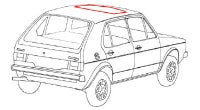 Load image into Gallery viewer, Sunroof Rubber Seal Mk1/Mk2
