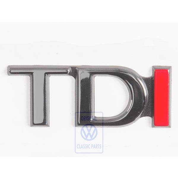 TDI Rear Badge Polo 6N