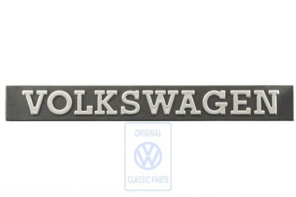Volkswagen Rear Badge Golf/Jetta/Scirocco/Polo Mk1
