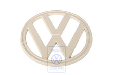 Load image into Gallery viewer, White Front Grill Badge VW Bus T2
