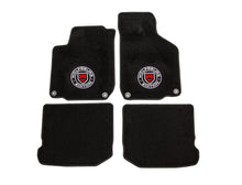 Load image into Gallery viewer, Black Red White Wolfsburg Floor Mat Set Golf Mk4 (After 2004 Models)
