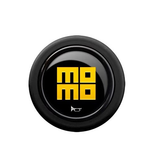 Black/Yellow Momo Horn Push Button – Best VW Parts