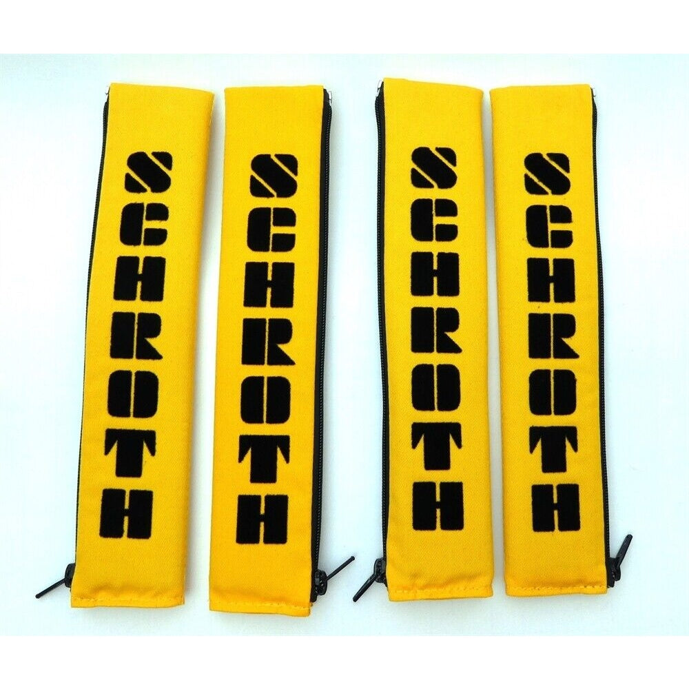 Yellow SCHROTH Seat Belt Pad Set