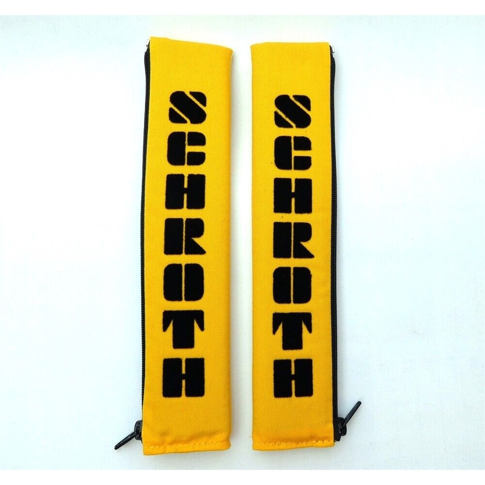 Yellow SCHROTH Seat Belt Pad Set