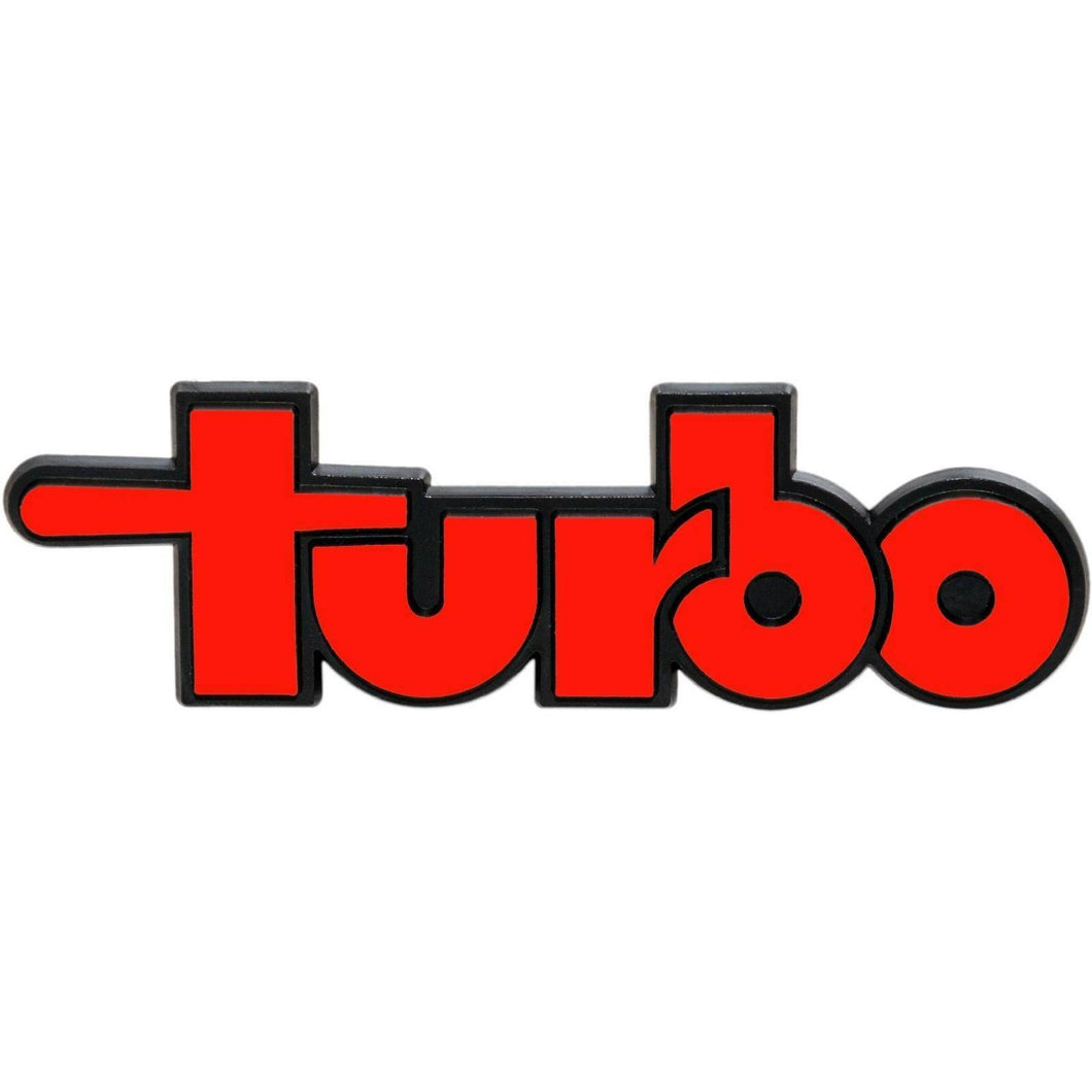 Red Turbo Badge