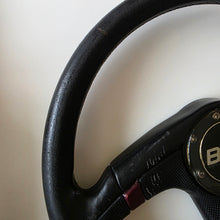 Load image into Gallery viewer, Three Spoke BBS Steering Wheel
