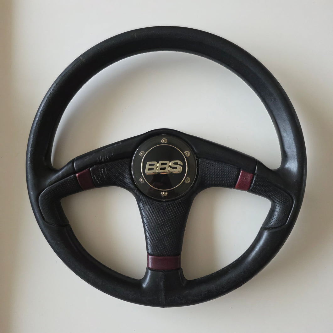 Three Spoke BBS Steering Wheel