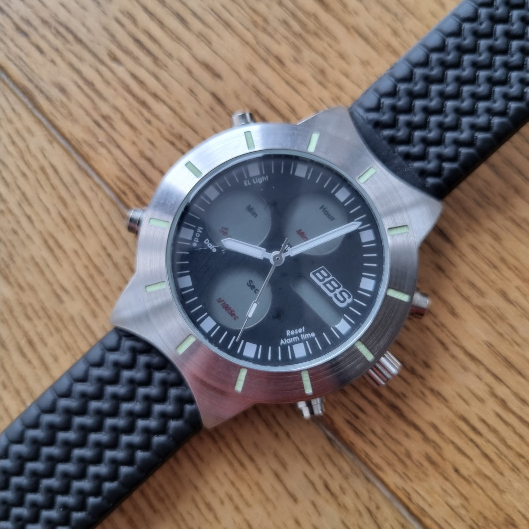 BBS Motorsport Digital Chronograph Wrist Watch