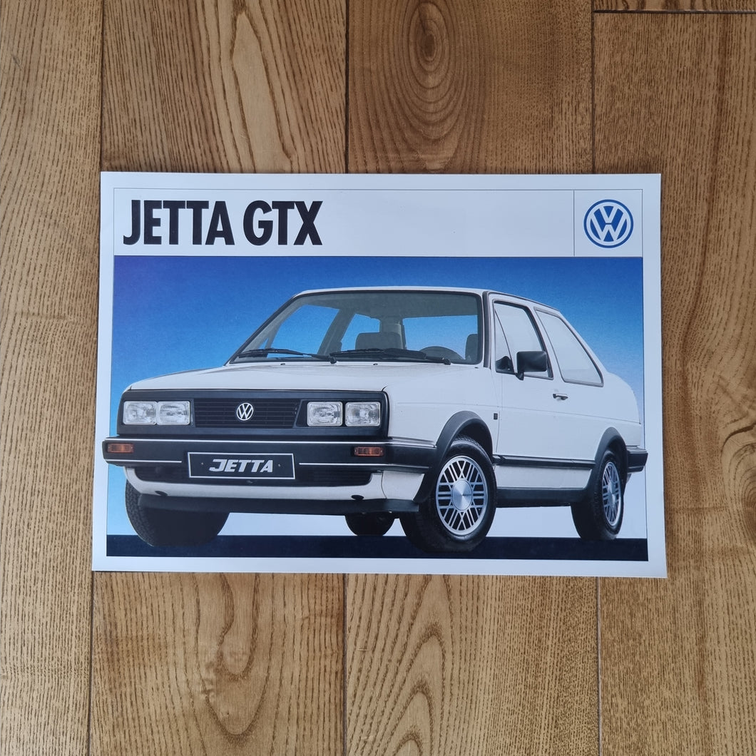 Jetta Mk2 GTX Brochure